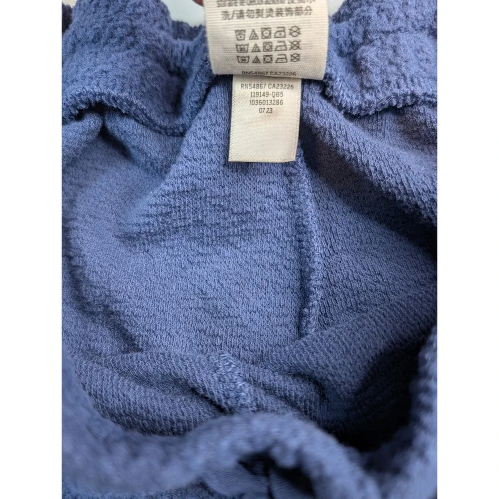 PINK Victoria's Secret Navy Blue Fleece Joggers‎ Striped Sweatpants Small